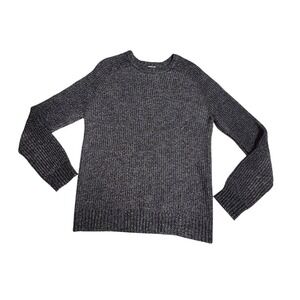 American Eagle Mens Seriously Soft Marled Knit Sweater Gray Classic Fit Small